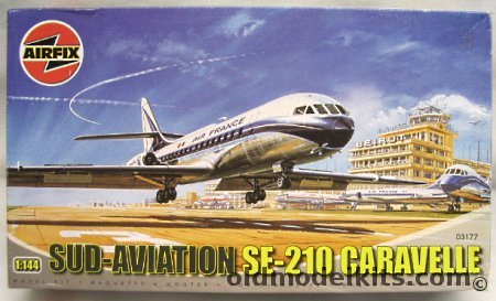 Airfix 1/144 Sud-Aviation SE-210 Caravelle, 03177 plastic model kit